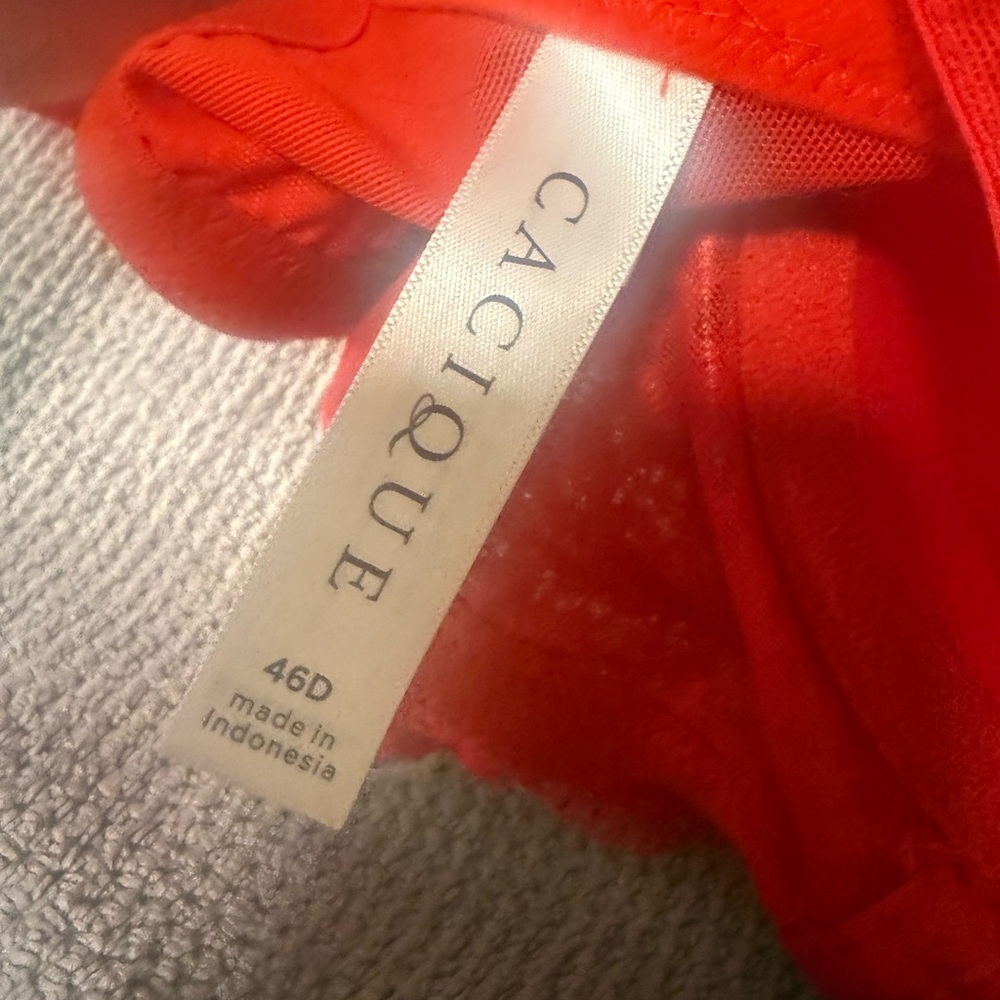 Cacique Boost Balconette Bra Red Lace 46D NWT Sexy Support - Picture 4 of 7